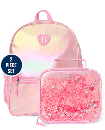 Girls Shimmer Shakey Backpack 2-Piece Set