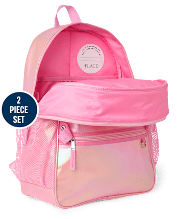 Girls Shimmer Shakey Backpack 2-Piece Set