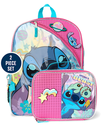 Girls Stitch Backpack 2-Piece Set