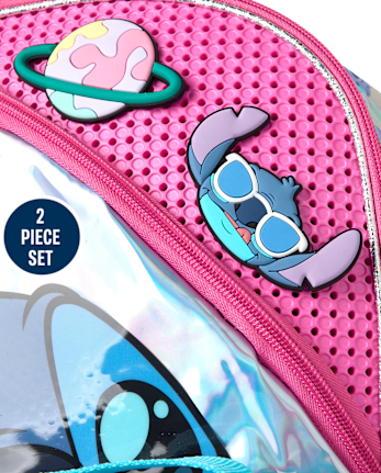 Girls Stitch Backpack 2-Piece Set
