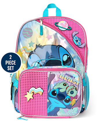 Girls Stitch Backpack 2-Piece Set