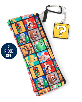 Boys Super Mario Backpack 2-Piece Set
