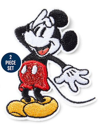 Girls Minnie Mouse™ Embroidered Patch 2-Pack