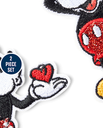 Girls Minnie Mouse™ Embroidered Patch 2-Pack