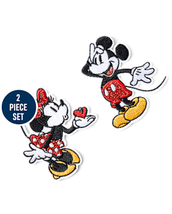 Girls Minnie Mouse™ Embroidered Patch 2-Pack