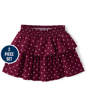 Toddler Girls Embellished Graphic 2-Piece Outfit Set