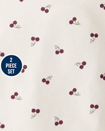 Ensemble jupe cerise pour petites filles (2 pièces) - GROVE WASH