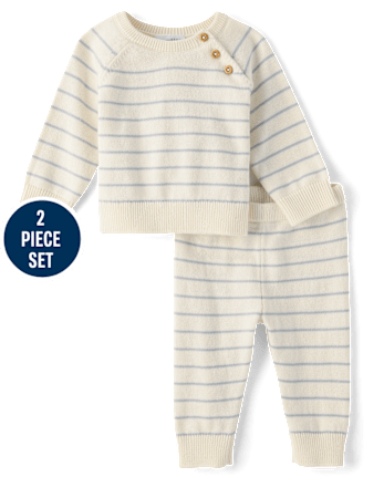 Baby Striped 2-Piece Outfit Set