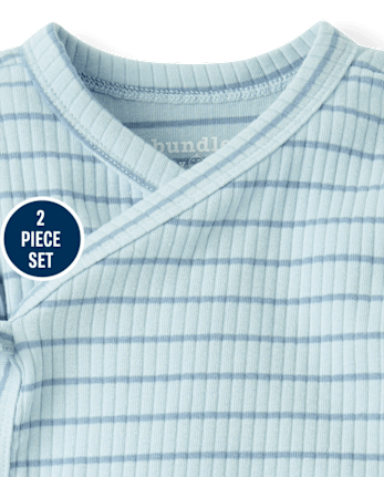 Baby Boys Striped 2-Piece Outfit Set