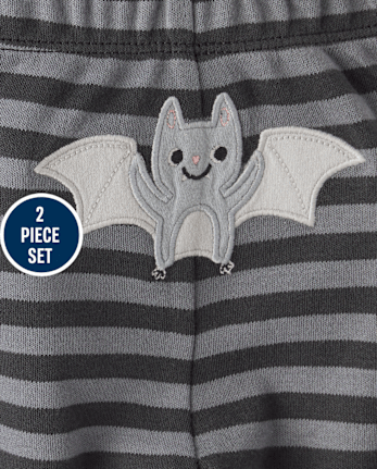 Baby Halloween Bat 2-Piece Playwear Set