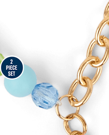 Ensemble de bijoux ours pour filles (2 pièces)