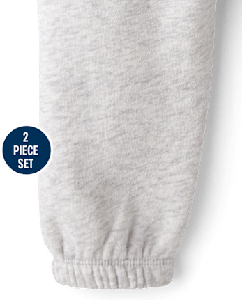 Ensemble 2 pièces en polaire premium orné pour petites filles - H/T LUNAR