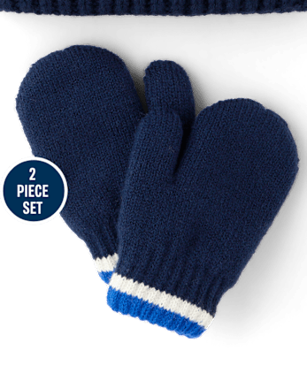 Toddler Boys Embroidered Racecar 2-Piece Cold Weather Set - TIDAL
