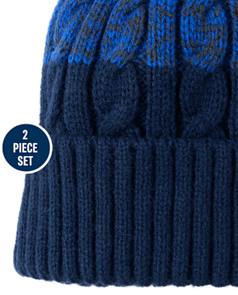 Boys Striped 2-Piece Cold Weather Set - TIDAL