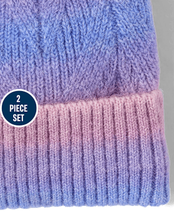 Girls Ombre 2-Piece Cold Weather Set - MULTI CLR