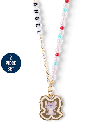 Girls Stitch™ BFF Necklace 2-Pack - MULTI CLR