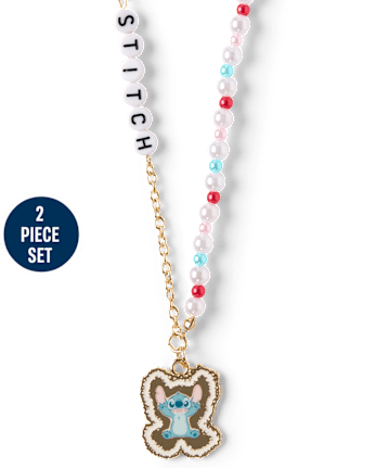 Girls Stitch™ BFF Necklace 2-Pack - MULTI CLR