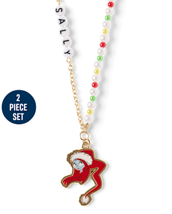 Girls Nightmare Before Christmas™ BFF Necklace 2-Pack - MULTI CLR