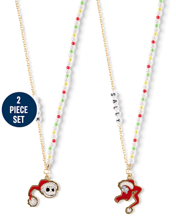 Girls Nightmare Before Christmas™ BFF Necklace 2-Pack - MULTI CLR