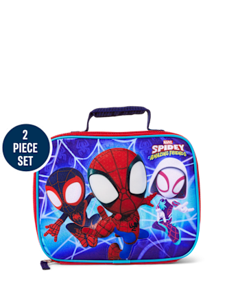 Conjunto de 2 piezas de mochila Spiderman para niños pequeños