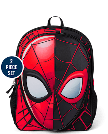 Conjunto de 2 piezas de mochila Spiderman para niños