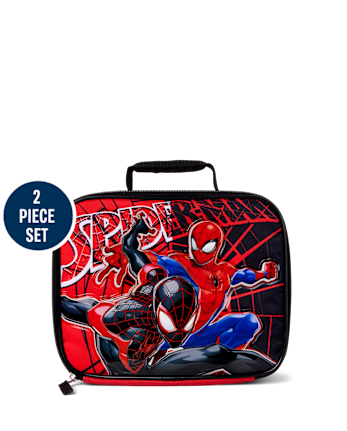 Conjunto de 2 piezas de mochila Spiderman para niños