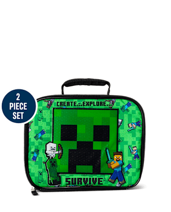 Mochila Minecraft para niños de 2 piezas