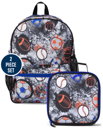 Boys Sports Backpack 2-Piece Set