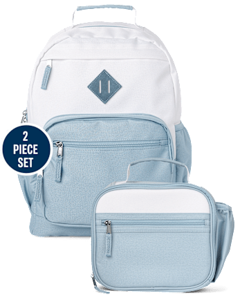 Girls Colorblock Backpack 2-Piece Set