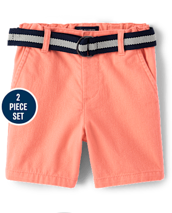 Baby And Toddler Boys Striped 2-Piece Outfit Set