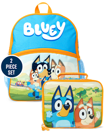 Toddler Boys Bluey Backpack 2-Piece Set