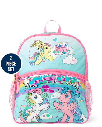 Toddler Girls My Little Pony Backpack 2-Piece Set