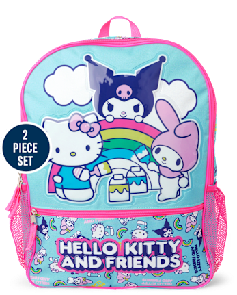 Girls Hello KittyÂ® And Friends Backpack 2-Piece Set