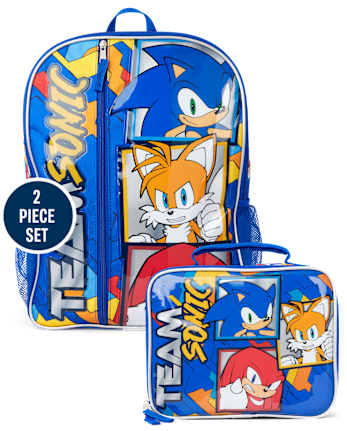 Boys Sonic Backpack 2-Piece Set
