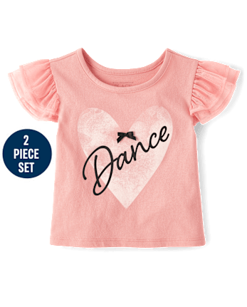 Toddler Girls Dance 2-Piece Outfit Set