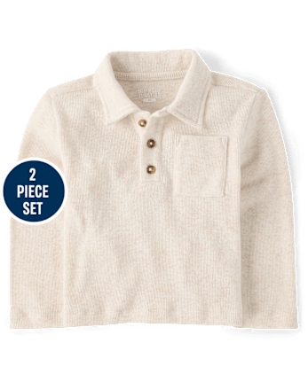 Baby And Toddler Boys Plaid 2-Piece Outfit Set