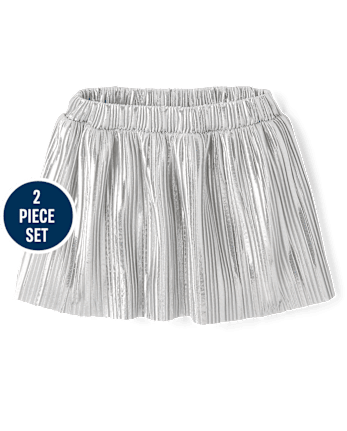 Toddler Girls Sequin Bow 2-Piece Outfit Set