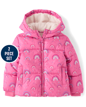 Toddler Girls Rainbow 2-Piece Snow Set
