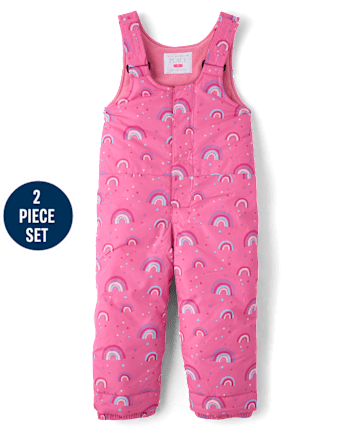 Toddler Girls Rainbow 2-Piece Snow Set