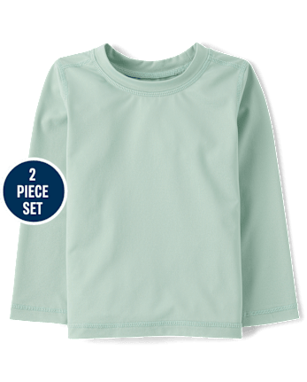 Baby And Toddler Boys Tropical Rashguard Swimsuit