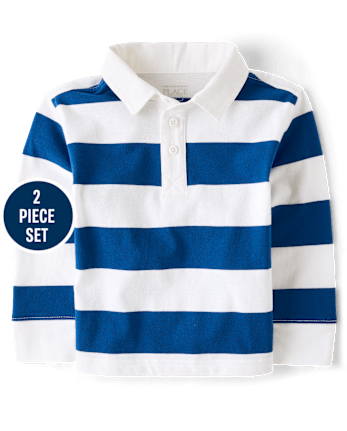 Baby And Toddler Embroidered Varsity 2-Piece Outfit Set