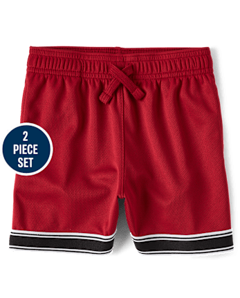 Baby And Toddler Boys Quick Dry Mesh 2-Piece Outfit Set