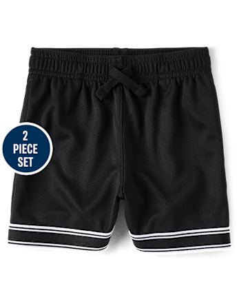 Baby And Toddler Boys Quick Dry Mesh 2-Piece Outfit Set