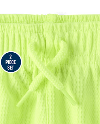 Baby And Toddler Boys Marled 2-Piece Outfit Set