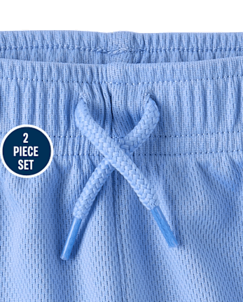 Baby And Toddler Boys Marled 2-Piece Outfit Set