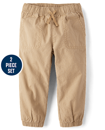 Baby And Toddler Boys Embroidered Vehicle 2-Piece Outfit Set