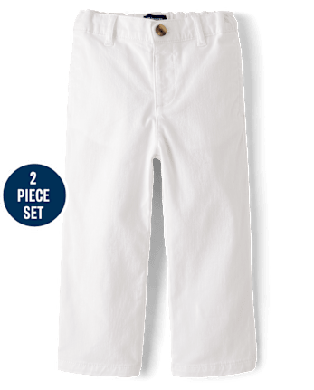 Baby And Toddler Boys Plaid 2-Piece Outfit Set