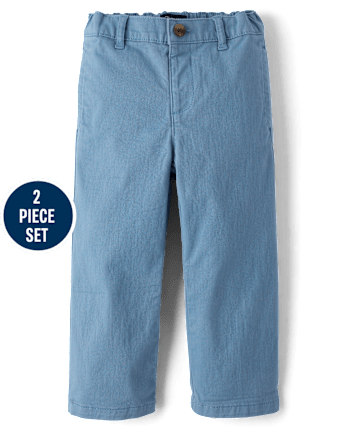 Baby And Toddler Boys Striped 2-Piece Outfit Set