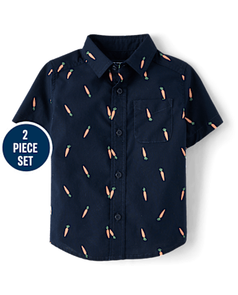 Baby And Toddler Boys Carrot 2-Piece Outfit Set