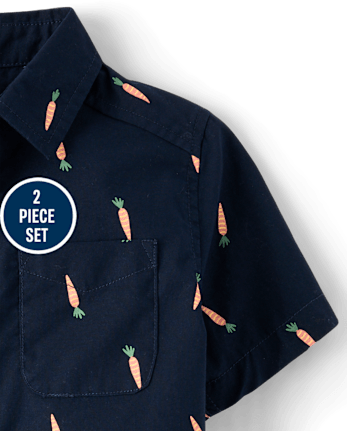 Baby And Toddler Boys Carrot 2-Piece Outfit Set